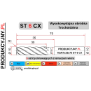 Frez trochoidalny fi 10 R1 ST 6 CX z łamaczem wióra